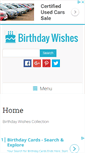 Mobile Screenshot of birthdaywishes.net